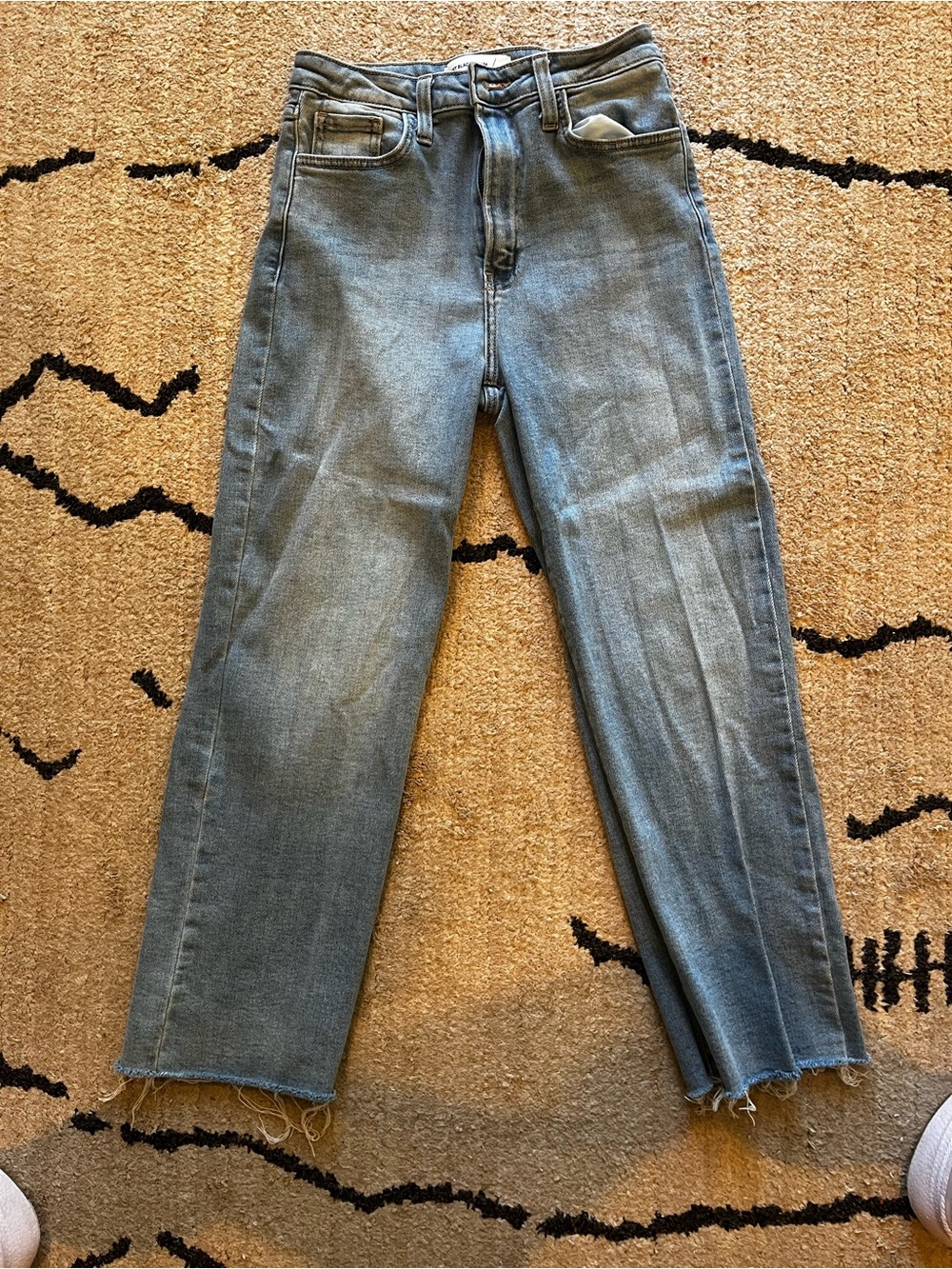 Just Black Men's Light Wash Straight Jeans